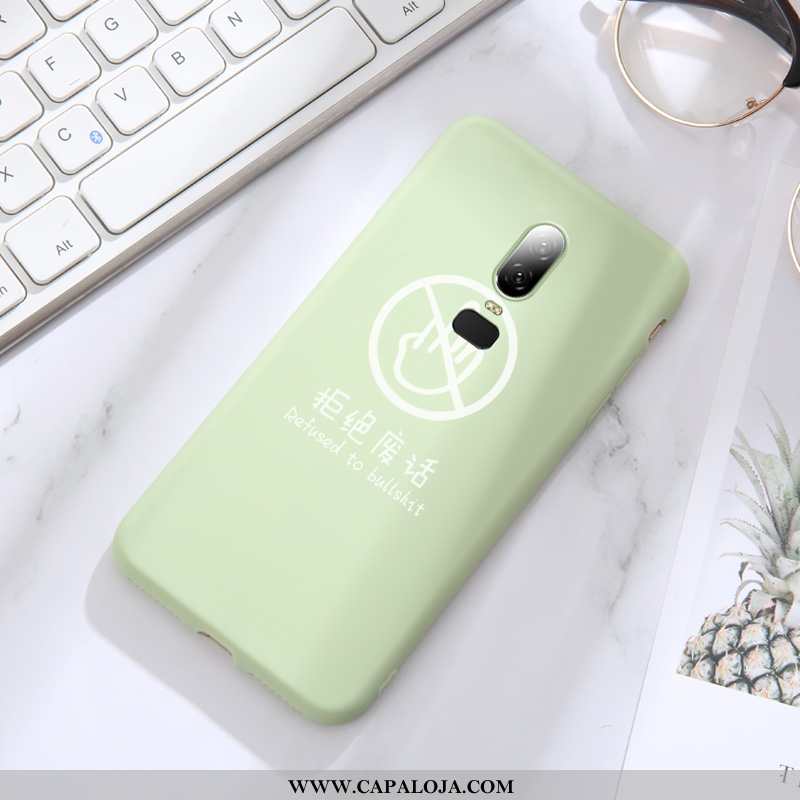 Capa Oneplus 6 Soft Antiqueda Verde Feminino, Capas Oneplus 6 Silicone Venda