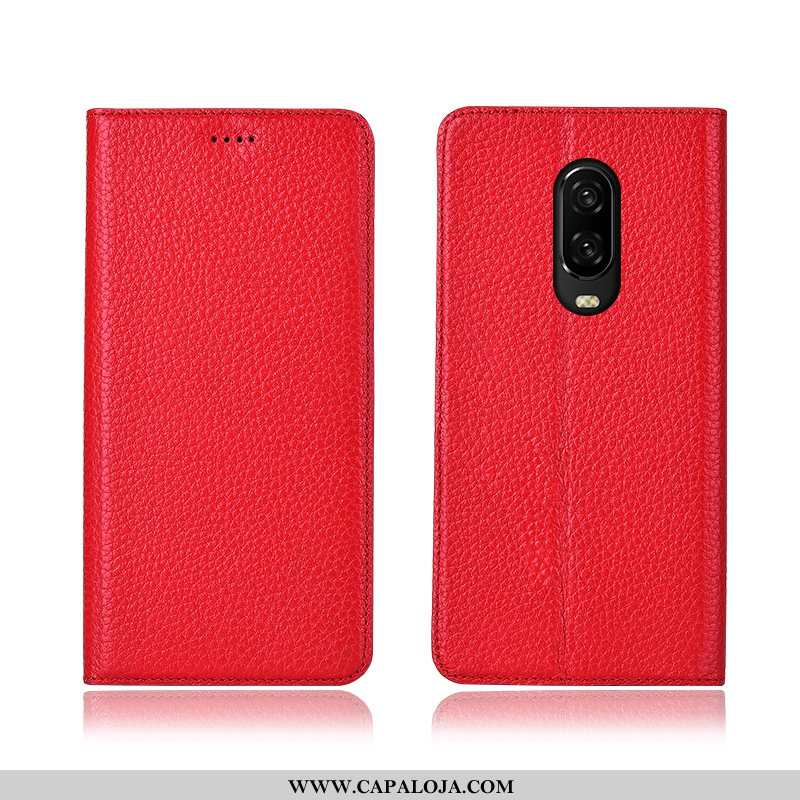 Capa Oneplus 6t Couro Legitimo Silicone Completa Cor De Vinho Bordô, Capas Oneplus 6t Couro Online