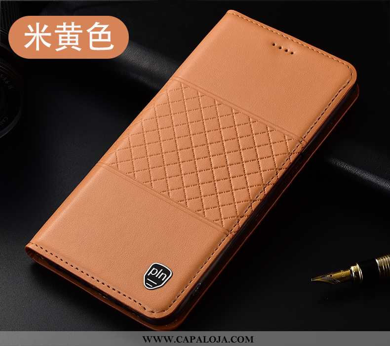 Capa Oneplus 6t Couro Legitimo Telemóvel Feminino Protetoras Castanho, Capas Oneplus 6t Couro Compra