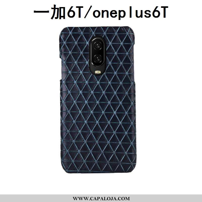 Capa Oneplus 6t Estiloso Capas Couro Legitimo Antiqueda Castanho, Oneplus 6t Luxo Online