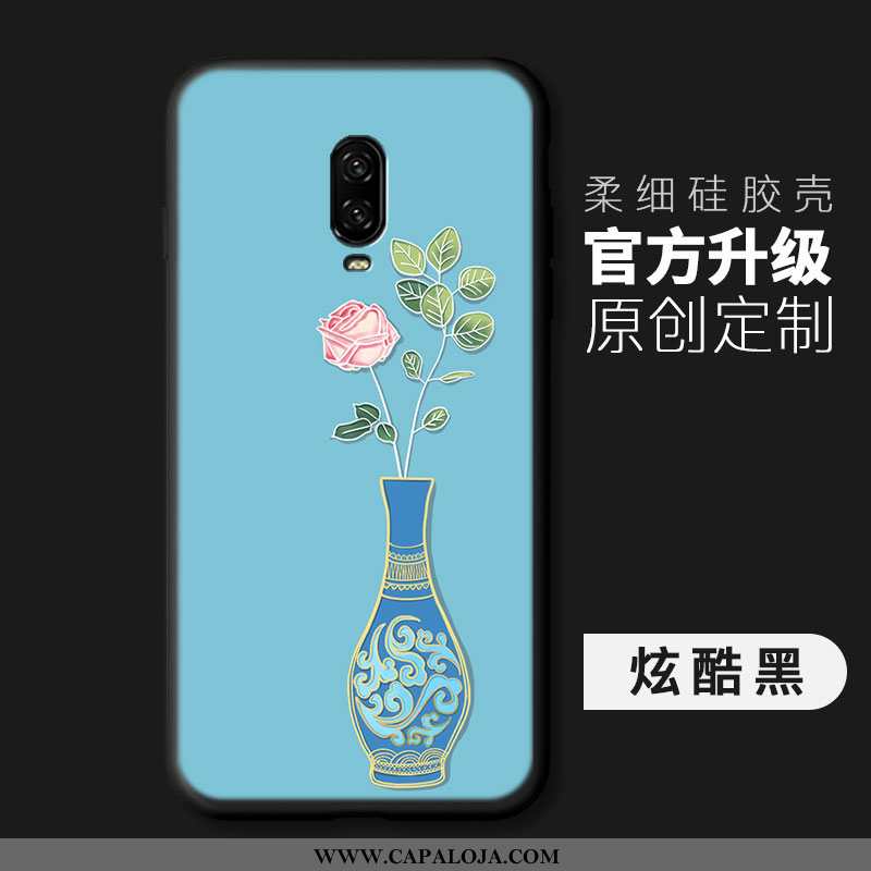 Capa Oneplus 6t Estiloso Protetoras Antiqueda Azul, Capas Oneplus 6t Criativas Baratas