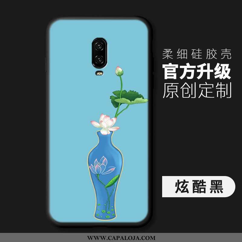 Capa Oneplus 6t Estiloso Protetoras Antiqueda Azul, Capas Oneplus 6t Criativas Baratas