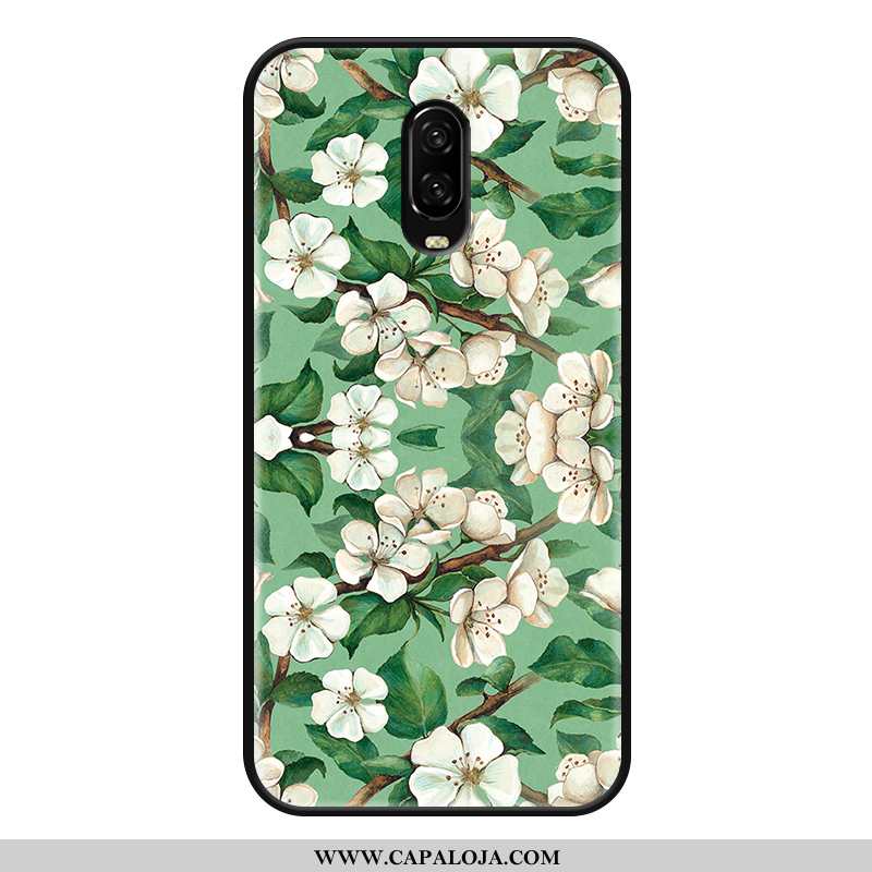 Capa Oneplus 6t Fosco Verde Minimalista Cases, Capas Oneplus 6t Protetoras Baratos