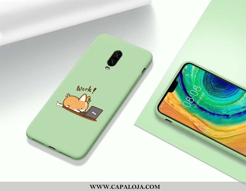 Capa Oneplus 6t Moda Capas Masculino Slim Verde, Oneplus 6t Criativas Barato