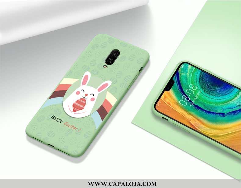 Capa Oneplus 6t Moda Capas Masculino Slim Verde, Oneplus 6t Criativas Barato