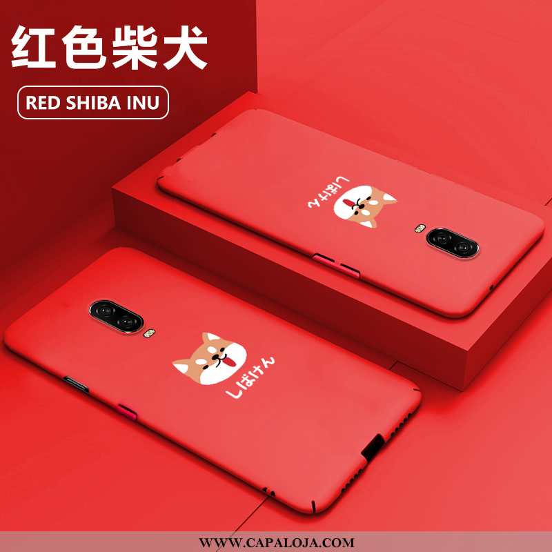 Capa Oneplus 6t Personalizada Fosco Masculino Feminino Vermelho, Capas Oneplus 6t Criativas Baratas