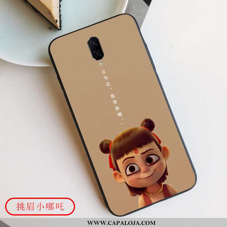 Capa Oneplus 6t Silicone Super Bonitos Malha Caqui, Capas Oneplus 6t Desenho Animado Barato