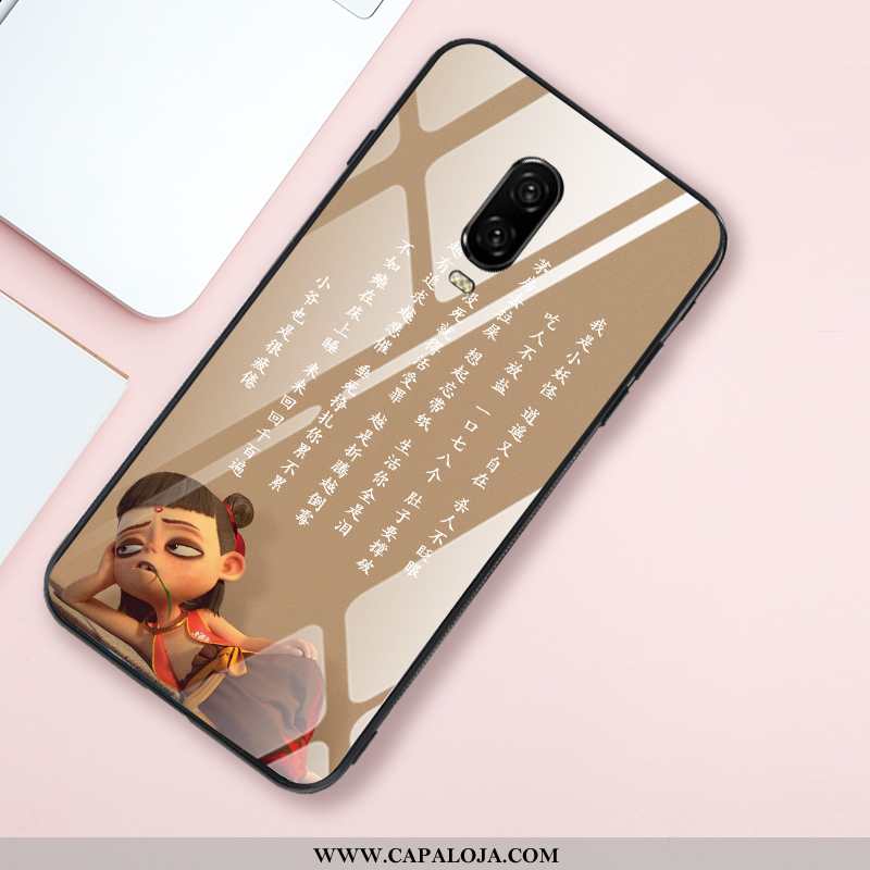 Capa Oneplus 6t Tendencia Cases Personalizado Vidro Caqui, Capas Oneplus 6t Soft Promoção