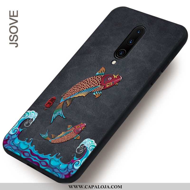 Capa Oneplus 7 Pro Criativas Tendencia Personalizada Masculino Preto, Capas Oneplus 7 Pro Retro Comp