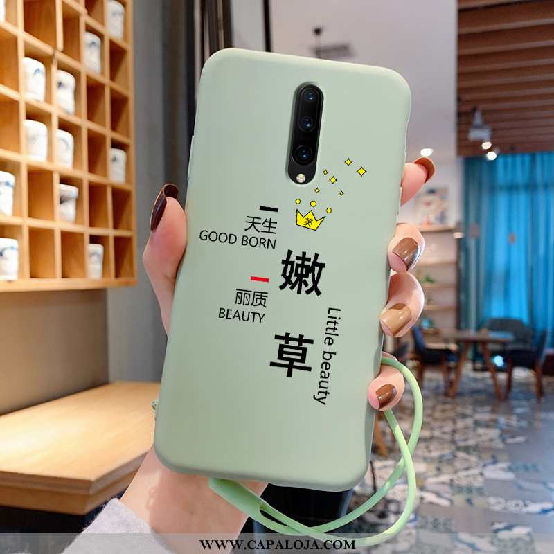 Capa Oneplus 7 Pro Desenho Animado Telemóvel Verde Antiqueda, Capas Oneplus 7 Pro Slim Promoção