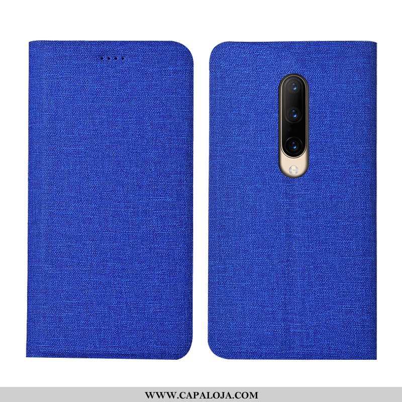 Capa Oneplus 7 Pro Linho Completa Antiqueda Cover Cinza, Capas Oneplus 7 Pro Protetoras Venda