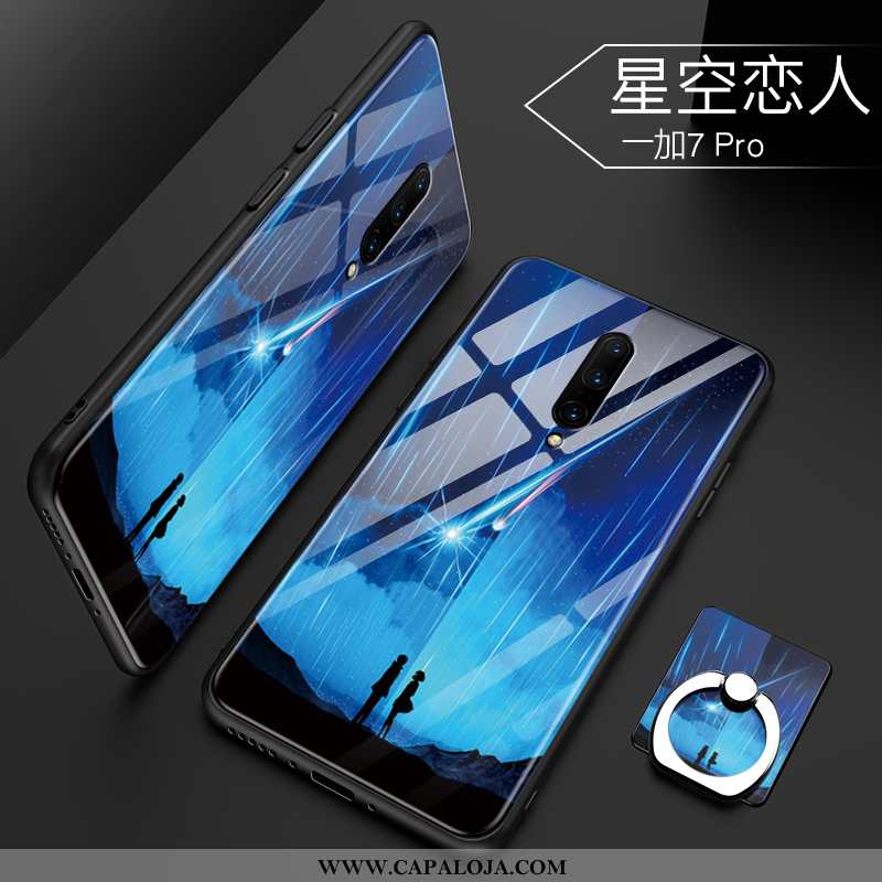 Capa Oneplus 7 Pro Personalizado Cases Tendencia Azul, Capas Oneplus 7 Pro Criativas Baratas