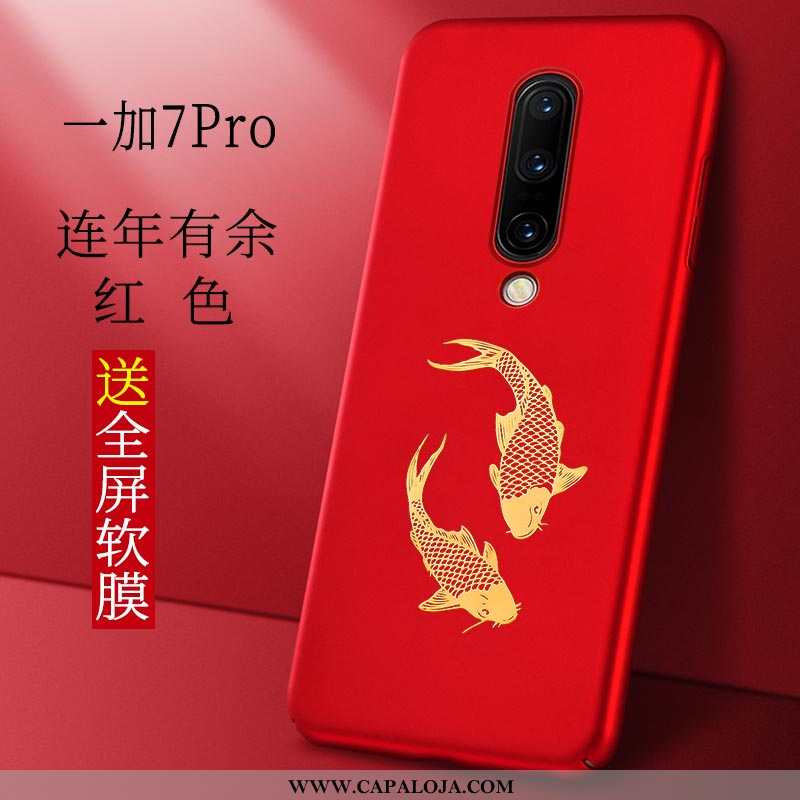 Capa Oneplus 7 Pro Slim Feminino Super Vermelha Vermelho, Capas Oneplus 7 Pro Tendencia Online