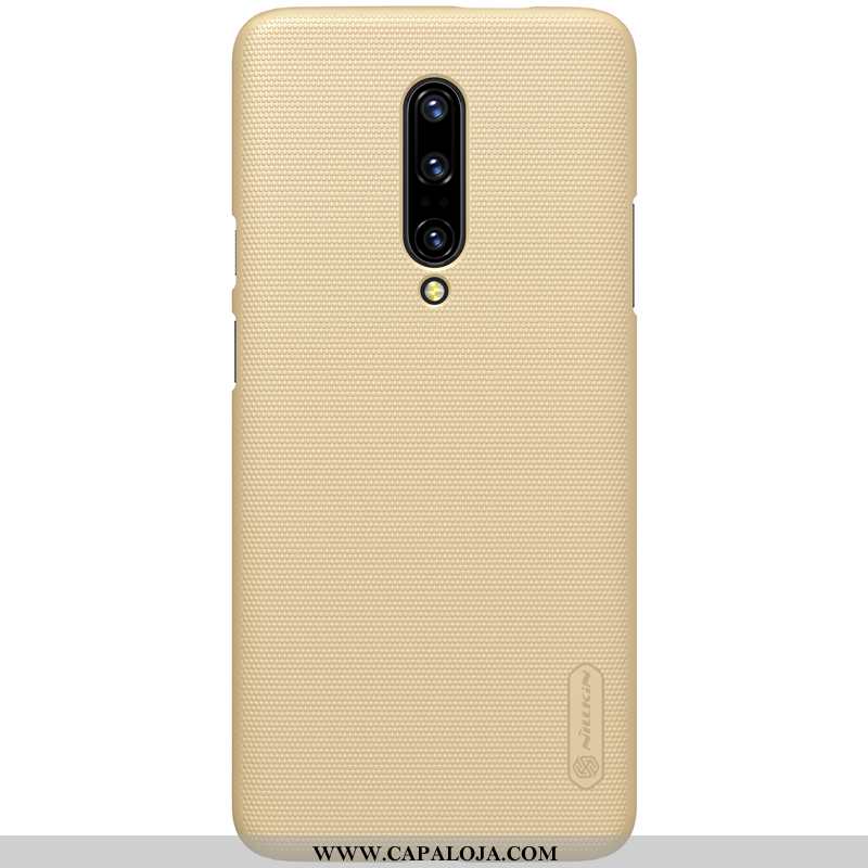 Capa Oneplus 7 Pro Slim Feminino Telemóvel Fosco Dourado, Capas Oneplus 7 Pro Tendencia Comprar