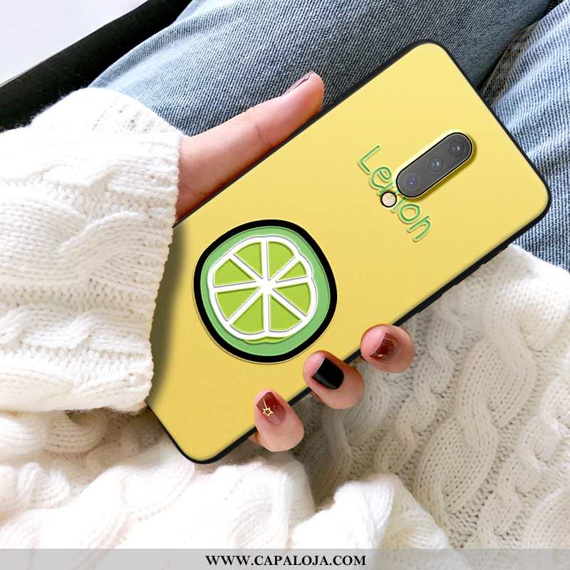 Capa Oneplus 7 Pro Tendencia Feminino Desenho Animado Dágua Amarelo, Capas Oneplus 7 Pro Super Compr