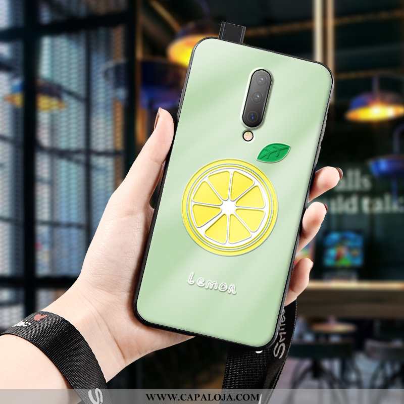 Capa Oneplus 7 Pro Tendencia Feminino Desenho Animado Dágua Amarelo, Capas Oneplus 7 Pro Super Compr