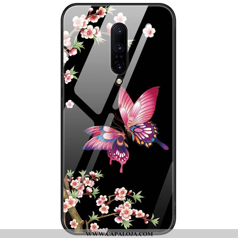 Capa Oneplus 7 Pro Tendencia Fosco Vidro Personalizada Preto, Capas Oneplus 7 Pro Protetoras Promoçã