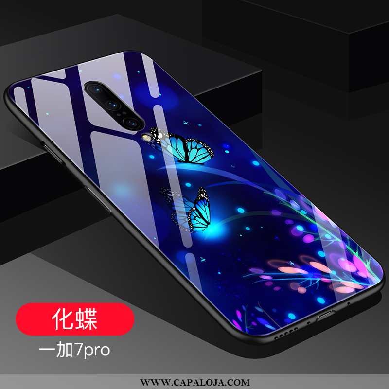 Capa Oneplus 7 Pro Tendencia Fosco Vidro Personalizada Preto, Capas Oneplus 7 Pro Protetoras Promoçã