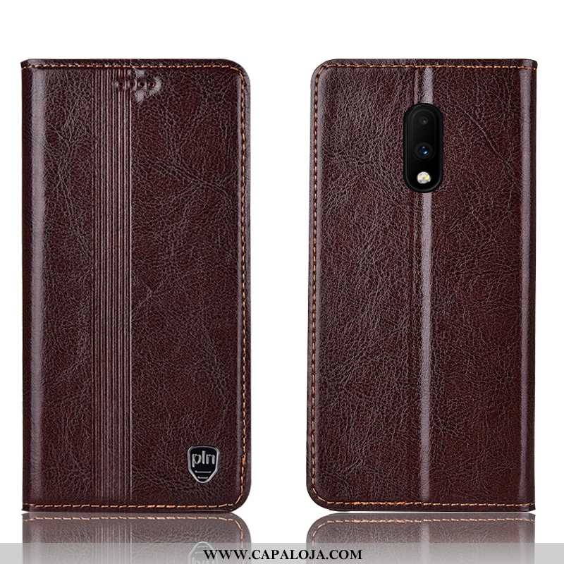 Capa Oneplus 7 Protetoras Cases Preto Antiqueda, Capas Oneplus 7 Couro Legitimo Venda