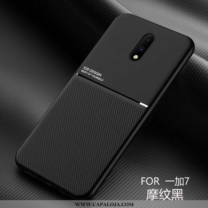 Capa Oneplus 7 Soft Cases Feminino Slim Preto, Capas Oneplus 7 Super Promoção