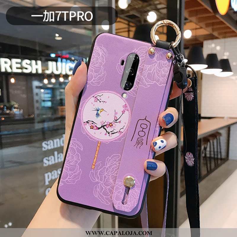 Capa Oneplus 7t Pro Vintage Azul Capas Feminino, Oneplus 7t Pro Soft Barato