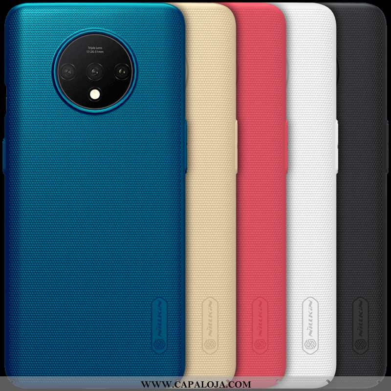 Capa Oneplus 7t Protetoras Antiderrapante Azul Capas, Oneplus 7t Resistente Barato