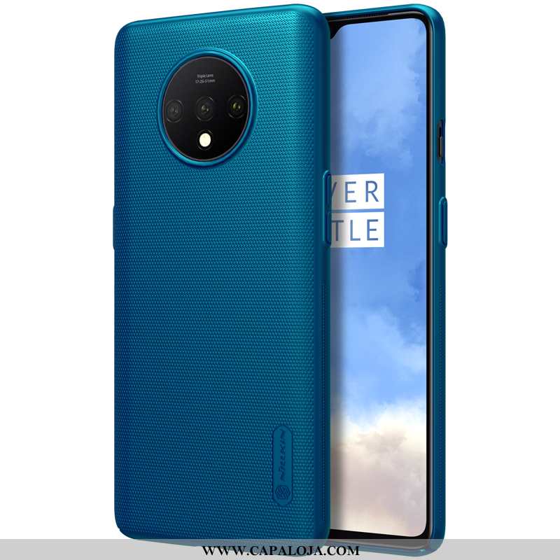 Capa Oneplus 7t Protetoras Antiderrapante Azul Capas, Oneplus 7t Resistente Barato