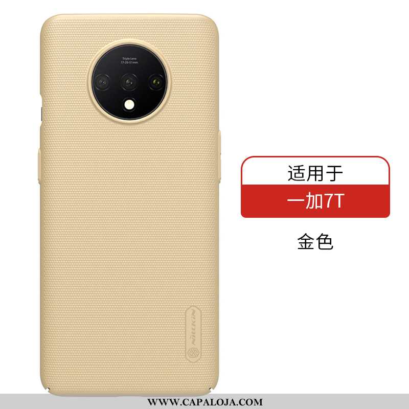 Capa Oneplus 7t Protetoras Telemóvel Antiqueda Cases Dourado, Capas Oneplus 7t Fosco Baratos