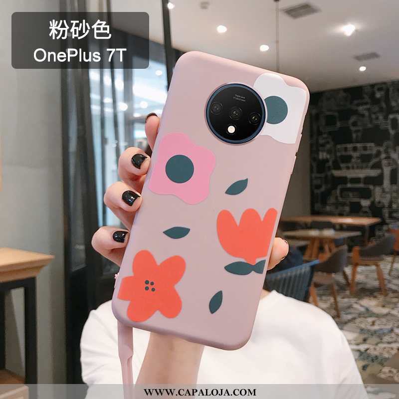 Capa Oneplus 7t Super Personalizado Novas Soft Rosa, Capas Oneplus 7t Silicone Online