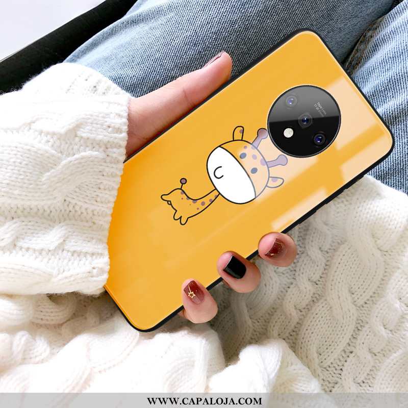 Capa Oneplus 7t Tendencia Capas Cases Minimalista Amarelo, Oneplus 7t Protetoras Venda