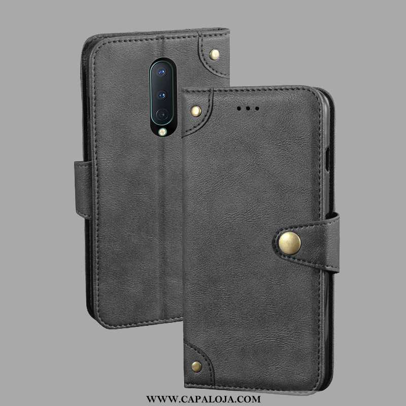 Capa Oneplus 8 Couro Telemóvel Completa Vermelha Vermelho, Capas Oneplus 8 Protetoras Baratas