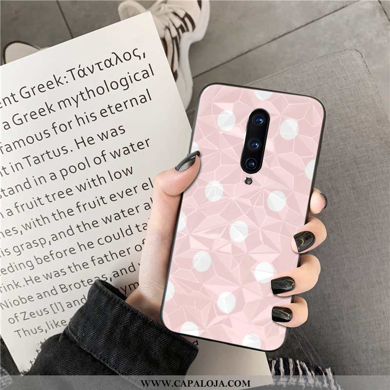 Capa Oneplus 8 Diamante Quadriculada Moranguinho Rosa, Capas Oneplus 8 Verao Online