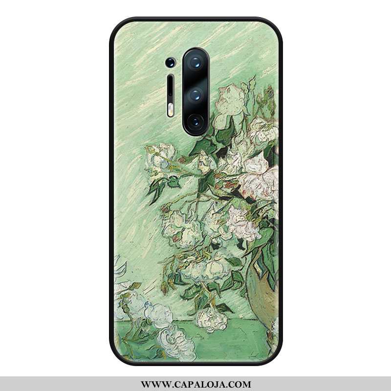 Capa Oneplus 8 Pro Moda Cases Telinha Telemóvel Verde, Capas Oneplus 8 Pro Fosco Barato