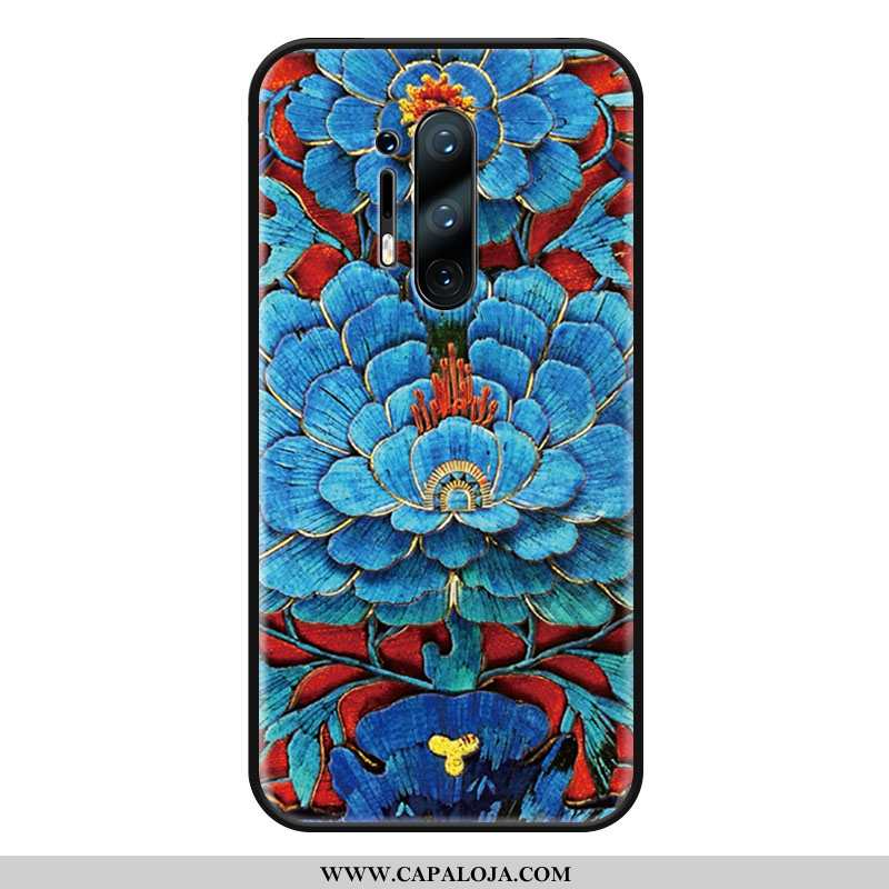 Capa Oneplus 8 Pro Tendencia Azul Estilosas Minimalista, Capas Oneplus 8 Pro Protetoras Baratos