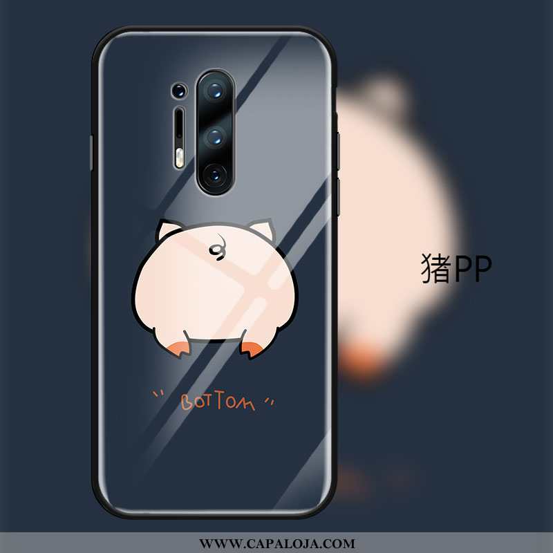 Capa Oneplus 8 Pro Vidro Telemóvel Coração Protetoras Preto, Capas Oneplus 8 Pro Desenho Animado Ven