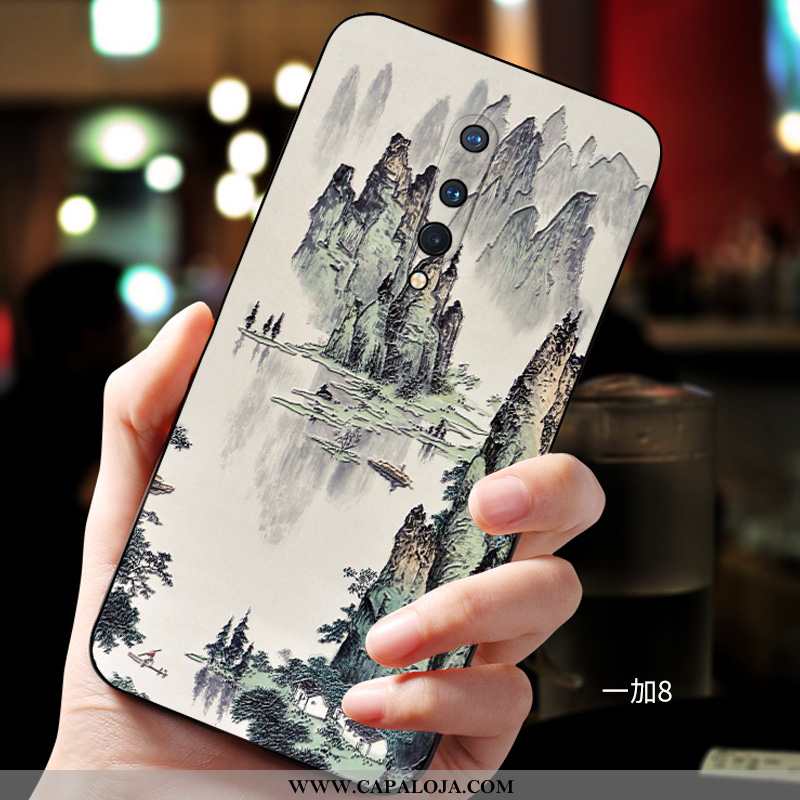 Capa Oneplus 8 Tendencia Antiqueda Feminino Masculino Preto, Capas Oneplus 8 Soft Venda