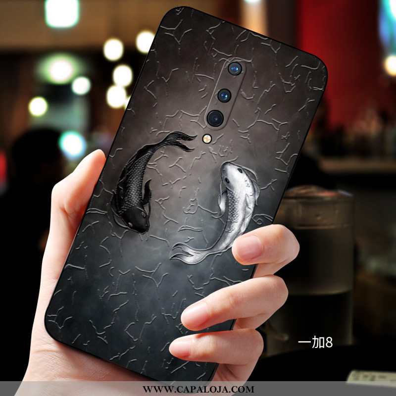 Capa Oneplus 8 Tendencia Antiqueda Feminino Masculino Preto, Capas Oneplus 8 Soft Venda