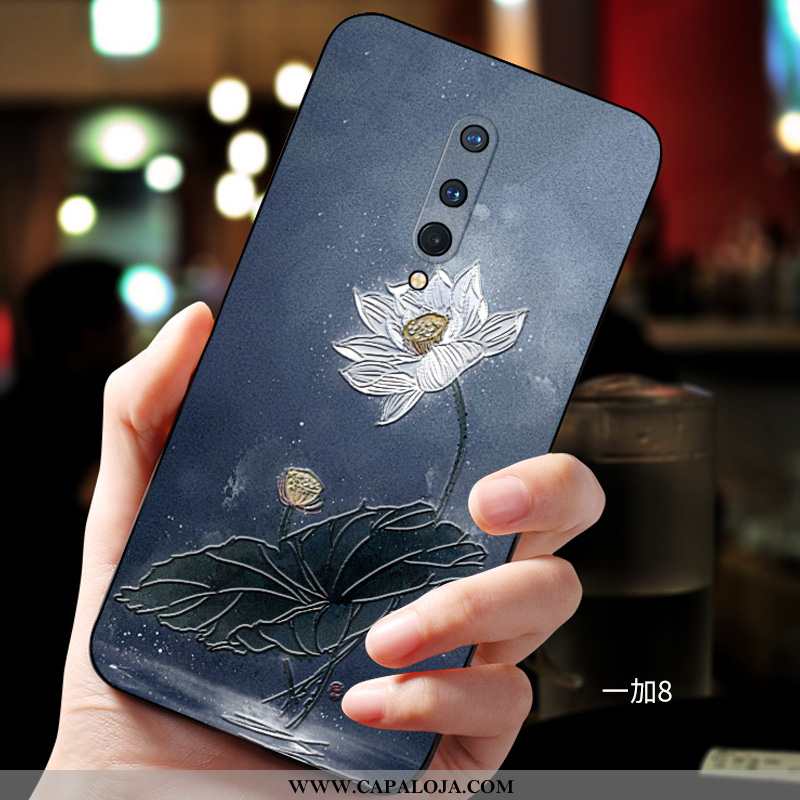 Capa Oneplus 8 Tendencia Antiqueda Feminino Masculino Preto, Capas Oneplus 8 Soft Venda