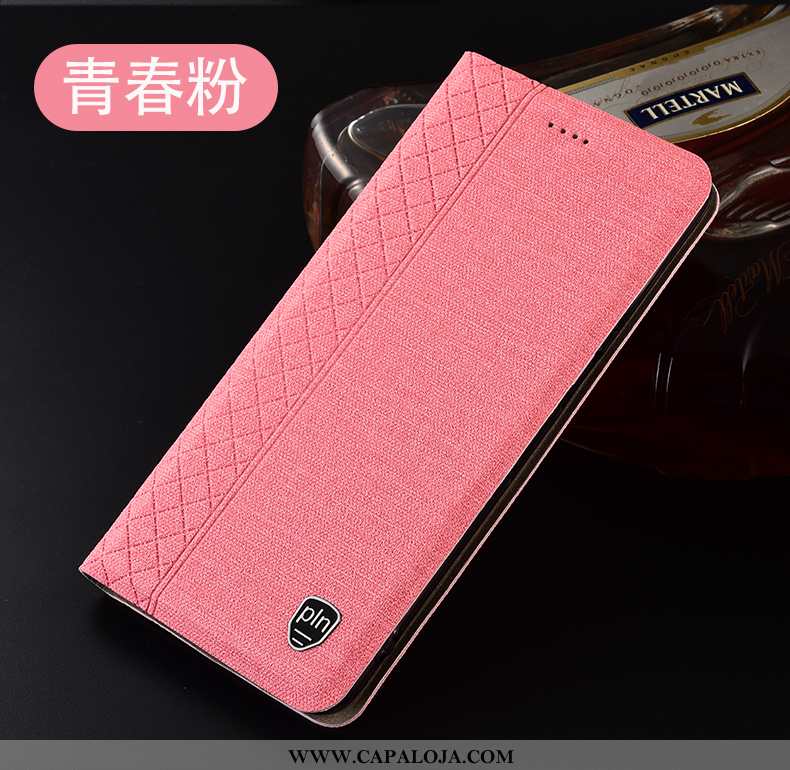 Capa Oppo A3 Couro Capas Linho Completa Rosa, Oppo A3 Protetoras Online