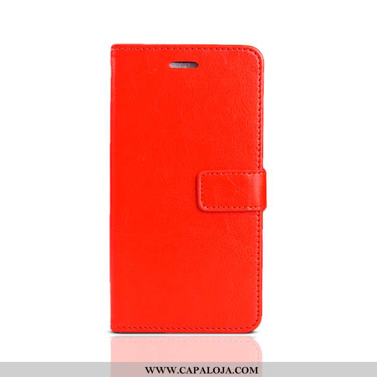 Capa Oppo A3 Couro Cases Telemóvel Vermelha Vermelho, Capas Oppo A3 Soft Online