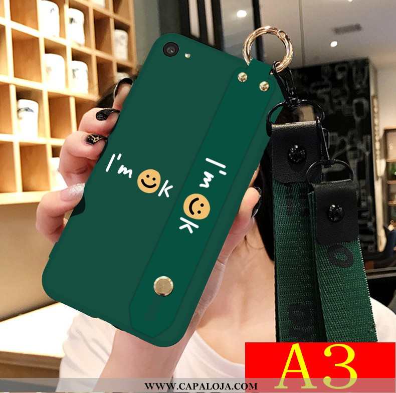 Capa Oppo A3 Desenho Animado Capas Verde Feminino, Oppo A3 Bonitos Venda