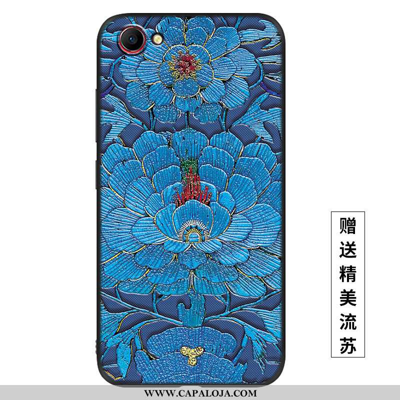 Capa Oppo A3 Estiloso Feminino Tendencia Palace Azul, Capas Oppo A3 Fosco Online