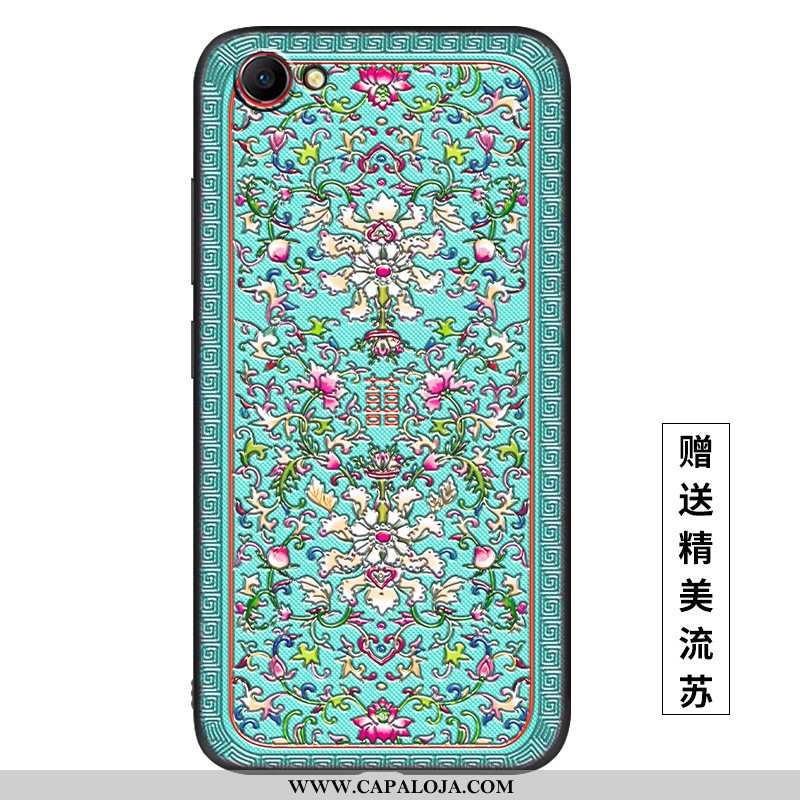 Capa Oppo A3 Estiloso Feminino Tendencia Palace Azul, Capas Oppo A3 Fosco Online