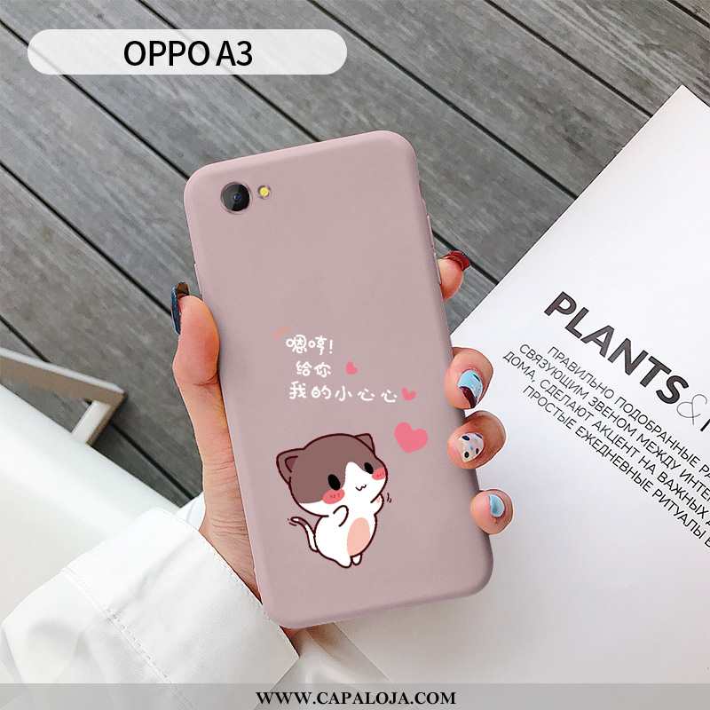 Capa Oppo A3 Fofas Vermelha Catinet Antiqueda Rosa, Capas Oppo A3 Soft Online