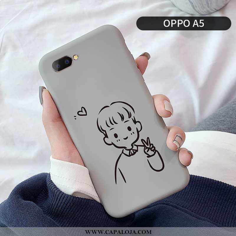 Capa Oppo A3 Protetoras Malha Cinza Capas, Oppo A3 Silicone Baratas