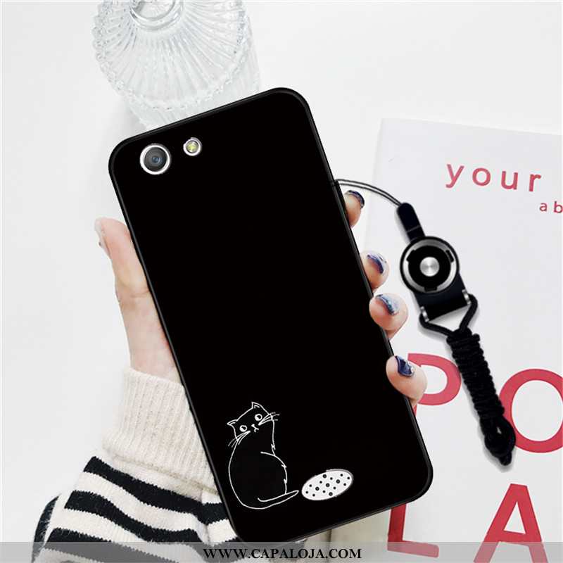 Capa Oppo A31 Fofas Personalizada Desenho Animado Capas Preto, Oppo A31 Tendencia Venda