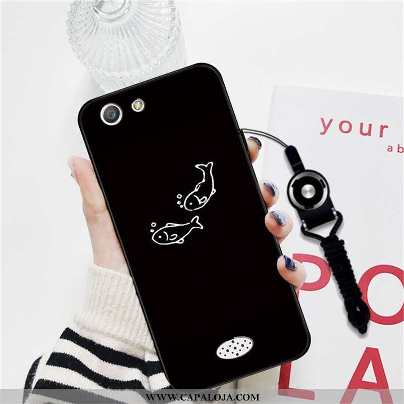 Capa Oppo A31 Fofas Personalizada Desenho Animado Capas Preto, Oppo A31 Tendencia Venda