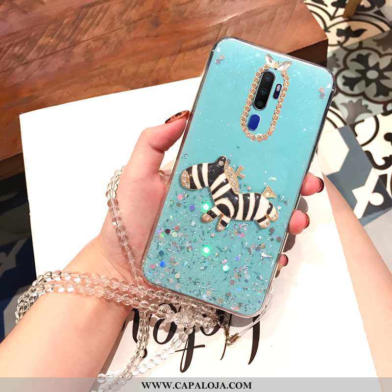 Capa Oppo A5 2020 Soft Strass Cristais Capas Prata, Oppo A5 2020 Protetoras Venda