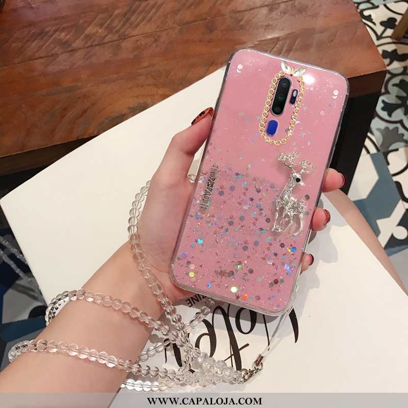 Capa Oppo A5 2020 Soft Strass Cristais Capas Prata, Oppo A5 2020 Protetoras Venda