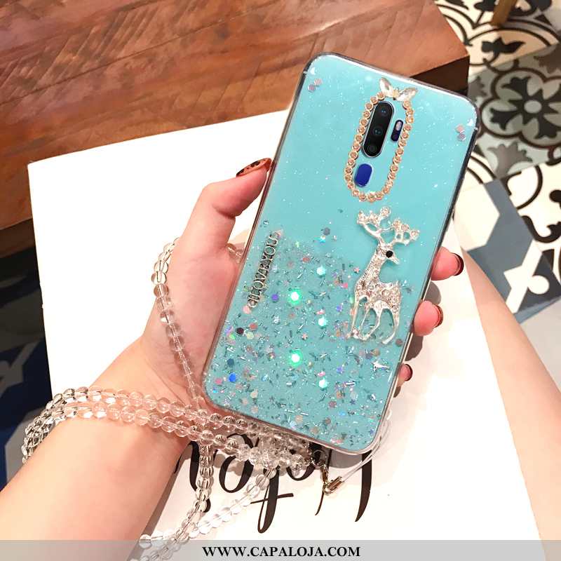 Capa Oppo A5 2020 Soft Strass Cristais Capas Prata, Oppo A5 2020 Protetoras Venda